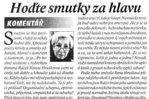 Napsali o n�s