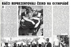R��ci reprezentovali �esko na Olympi�d�